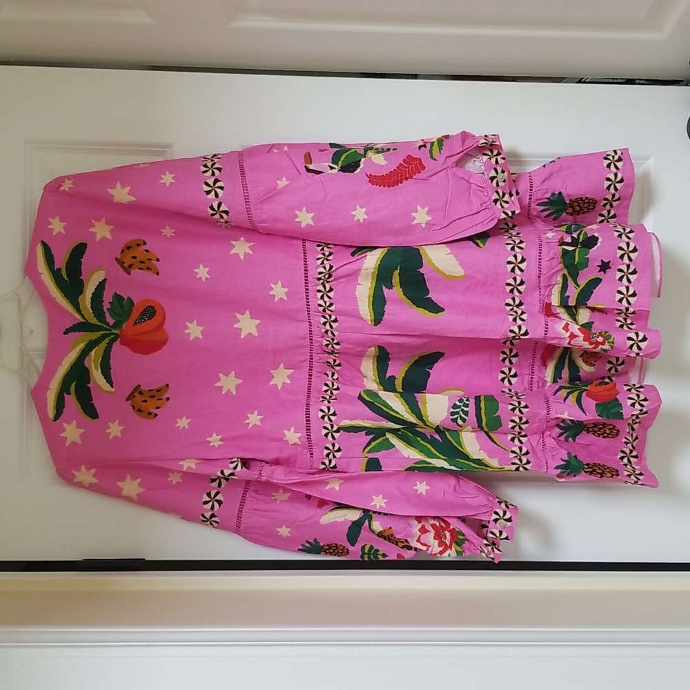 FARM Rio Pink Leopard Forest Mini Dress - Picture 7 of 10